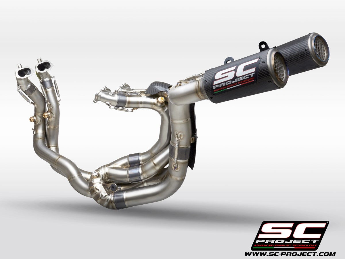 SC Project WSBK CR T Full Titanium Exhaust Ducati Panigale V4